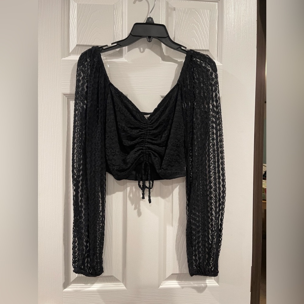 Lace long sleeve top